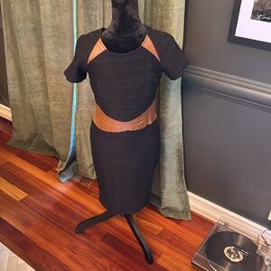 Antonio melani black and brown dress